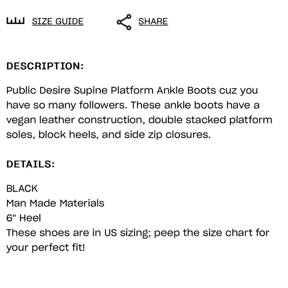 Supine Platform Ankle Boots - Picture 5 of 5